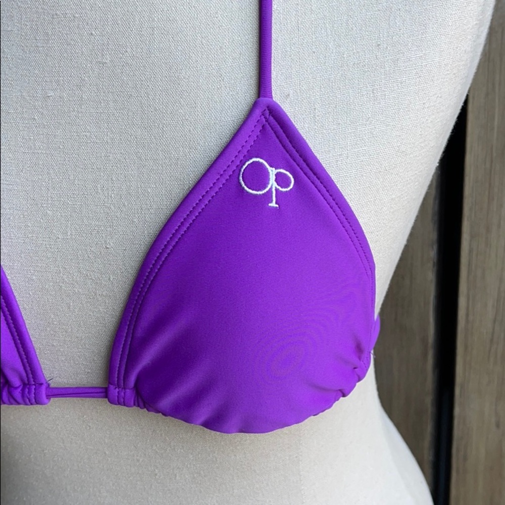 OP • purple string Bikini top
